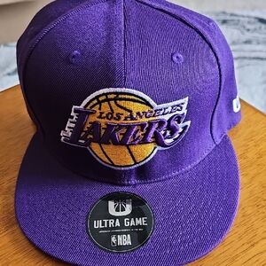 Los Angeles Lakers Purple NBA Snapback Hat - Ultra Game New One Size Fits Most